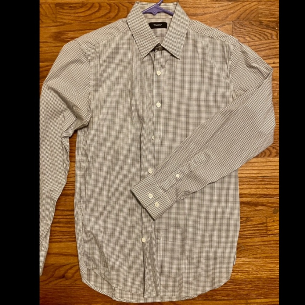 Theory Men’s Dress Button Down Shirt Size XS